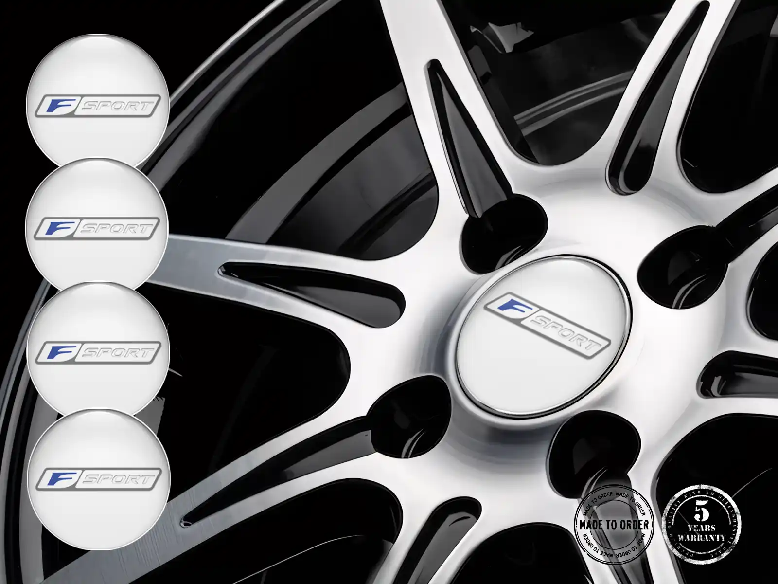 Lexus Felgenaufkleber Auto Stilvolles gewölbtes Design